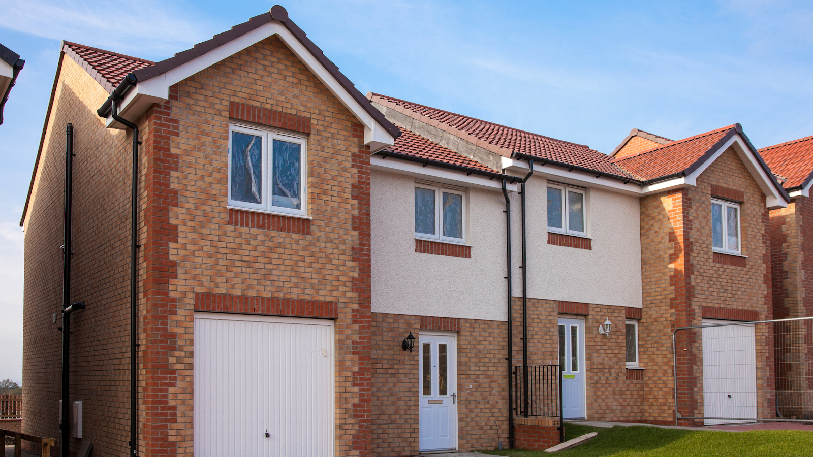 North London semi-detached houses with quality roofing
